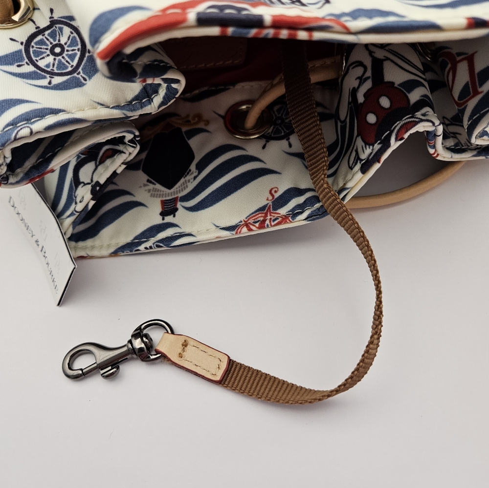 Disney Cruise Line Wave Drawstring Backpack by Dooney & Bourke - Picture 3 of 8